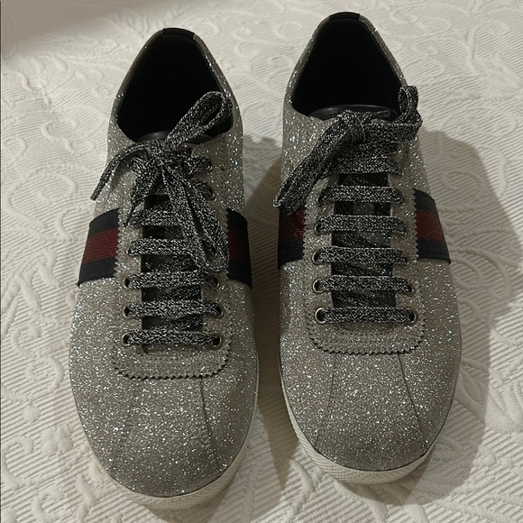 Gucci Bambi Sneakers glittery Retro-Inspired Design. Men’s size 11. Nearly new. - Picture 1 of 16